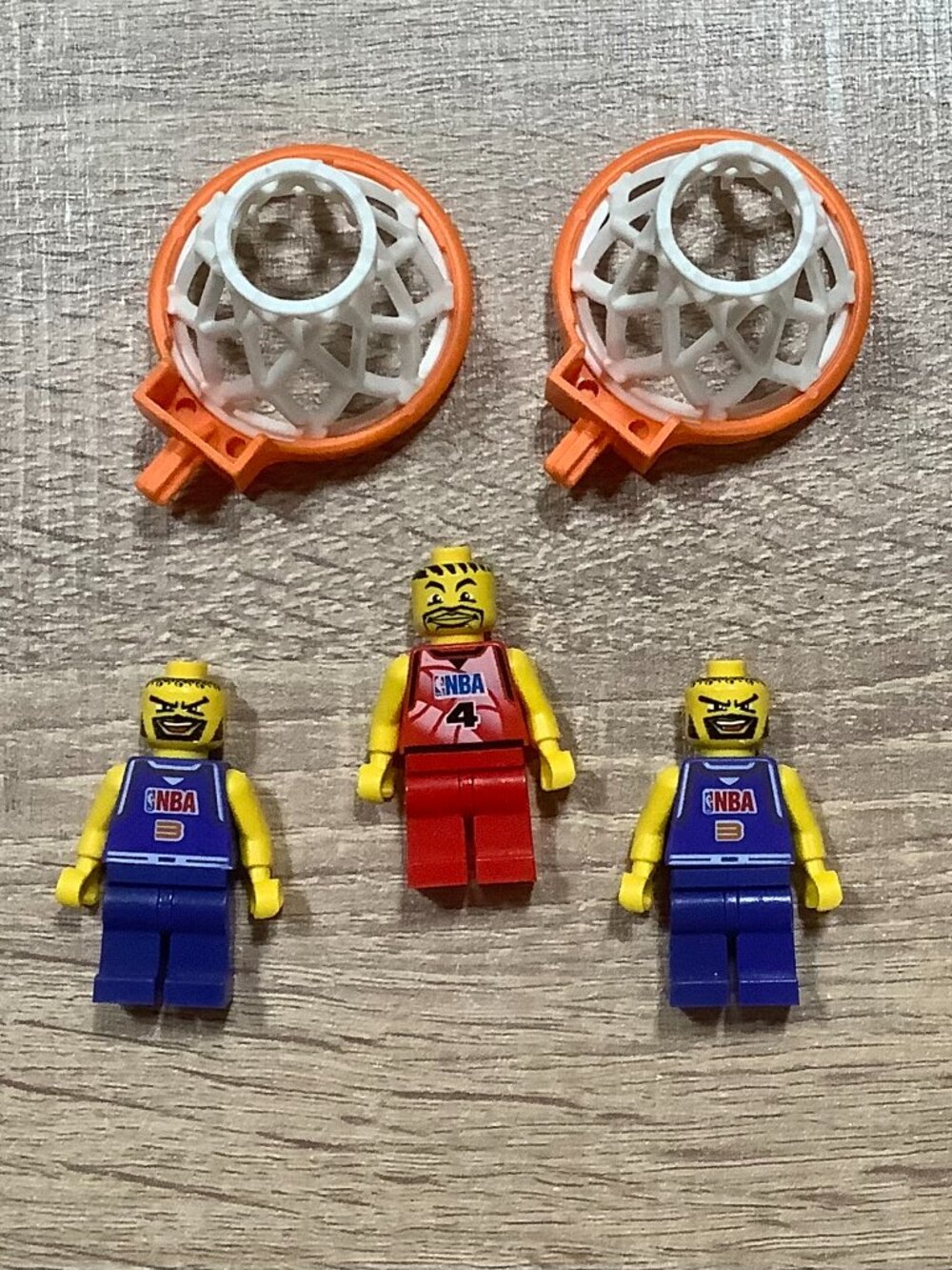 Lego NBA basketball sports hoop minifigures